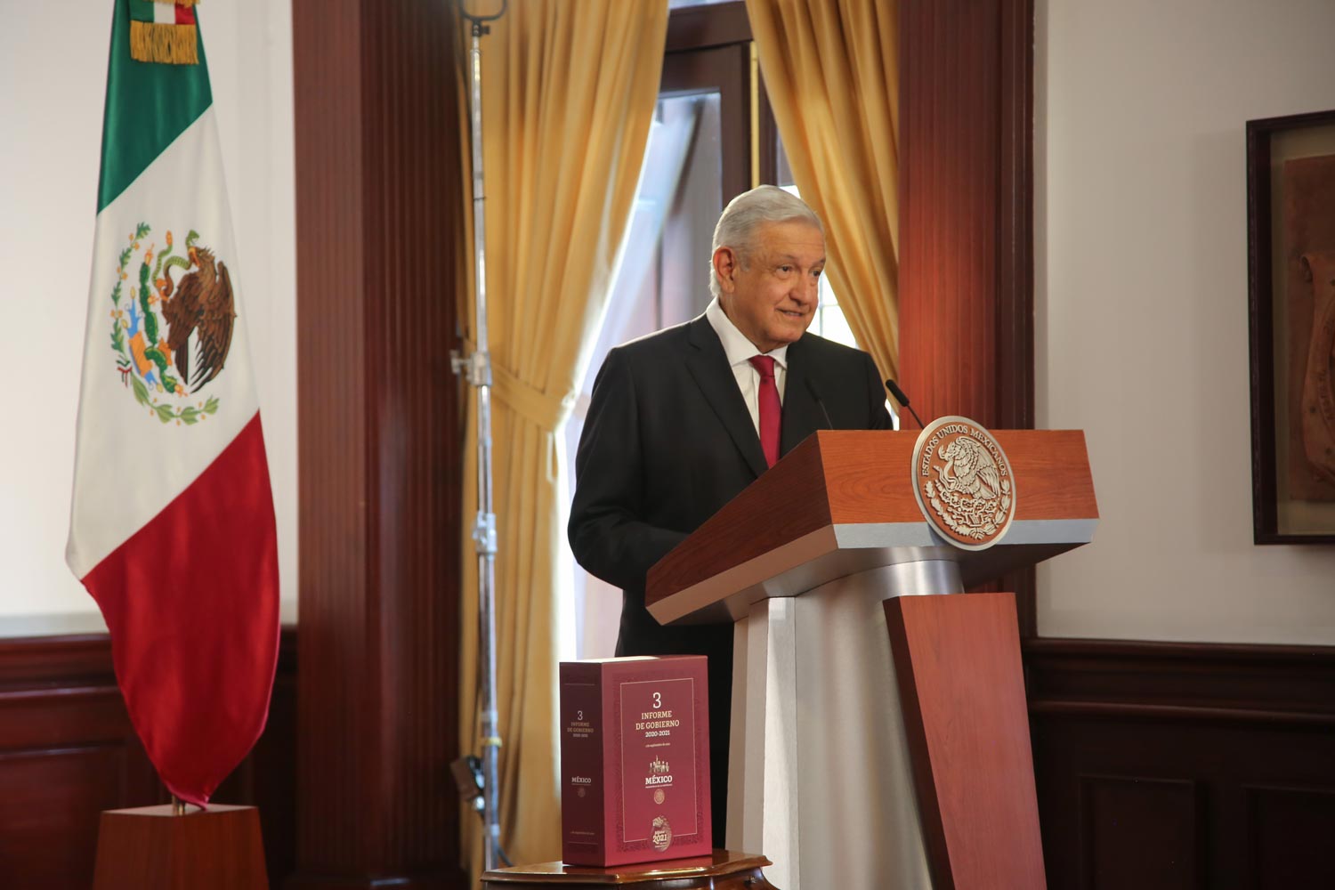 Irreversible la transformación de México: AMLO en tercer informe