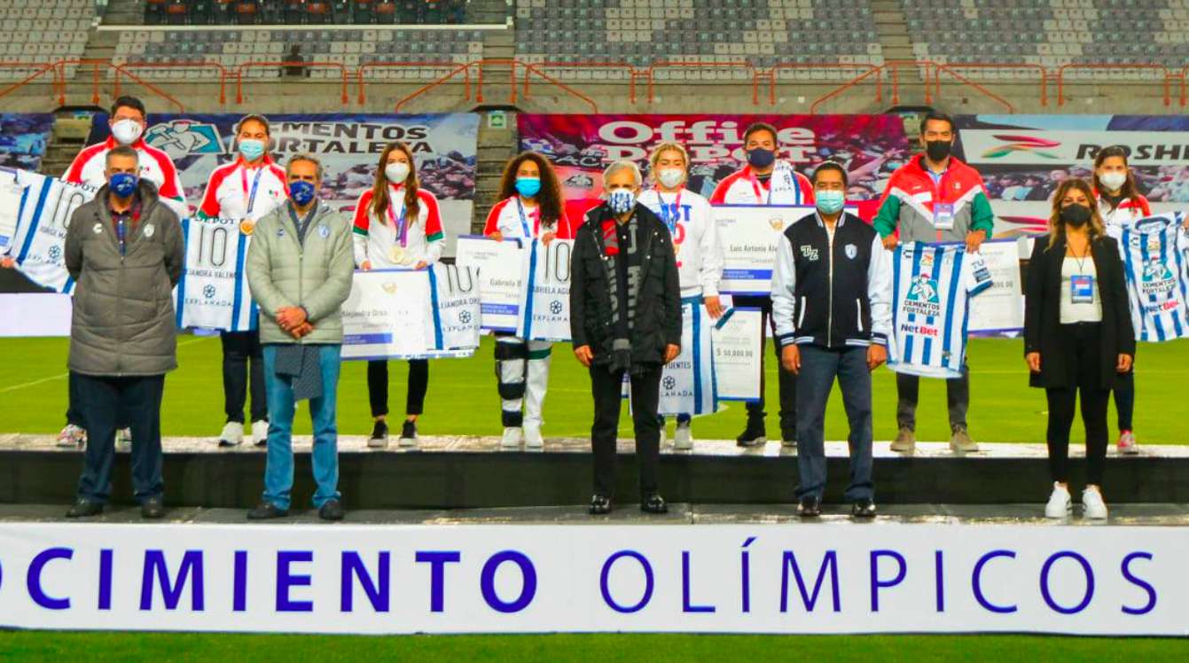 Grupo Pachuca reconoce a 13 atletas de Tokio 2020