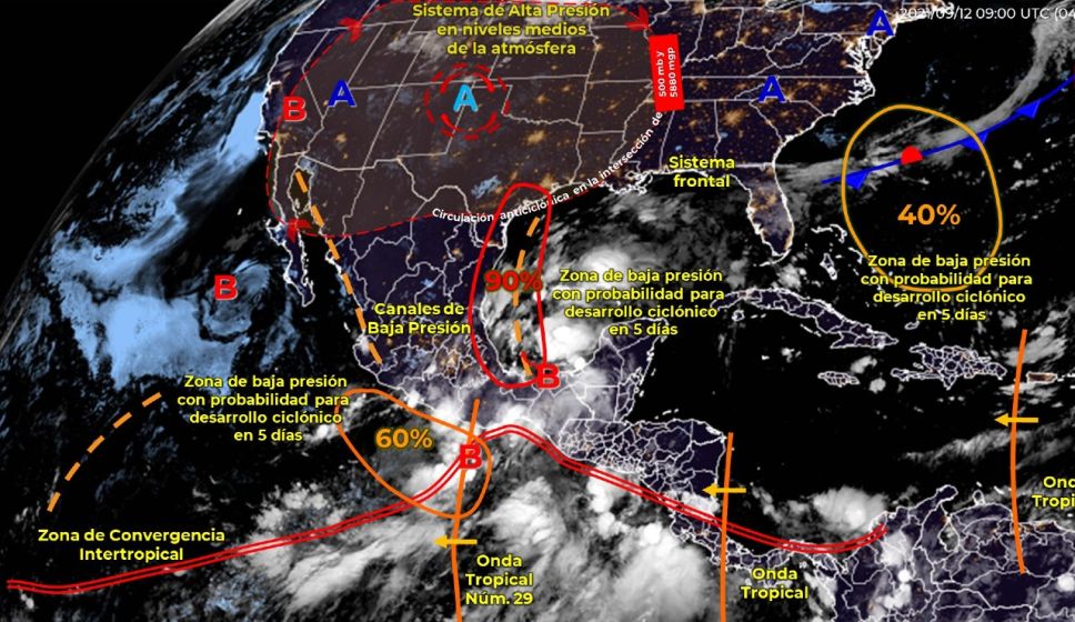 Alertan: Onda tropical 29 traerá más lluvias a Hidalgo