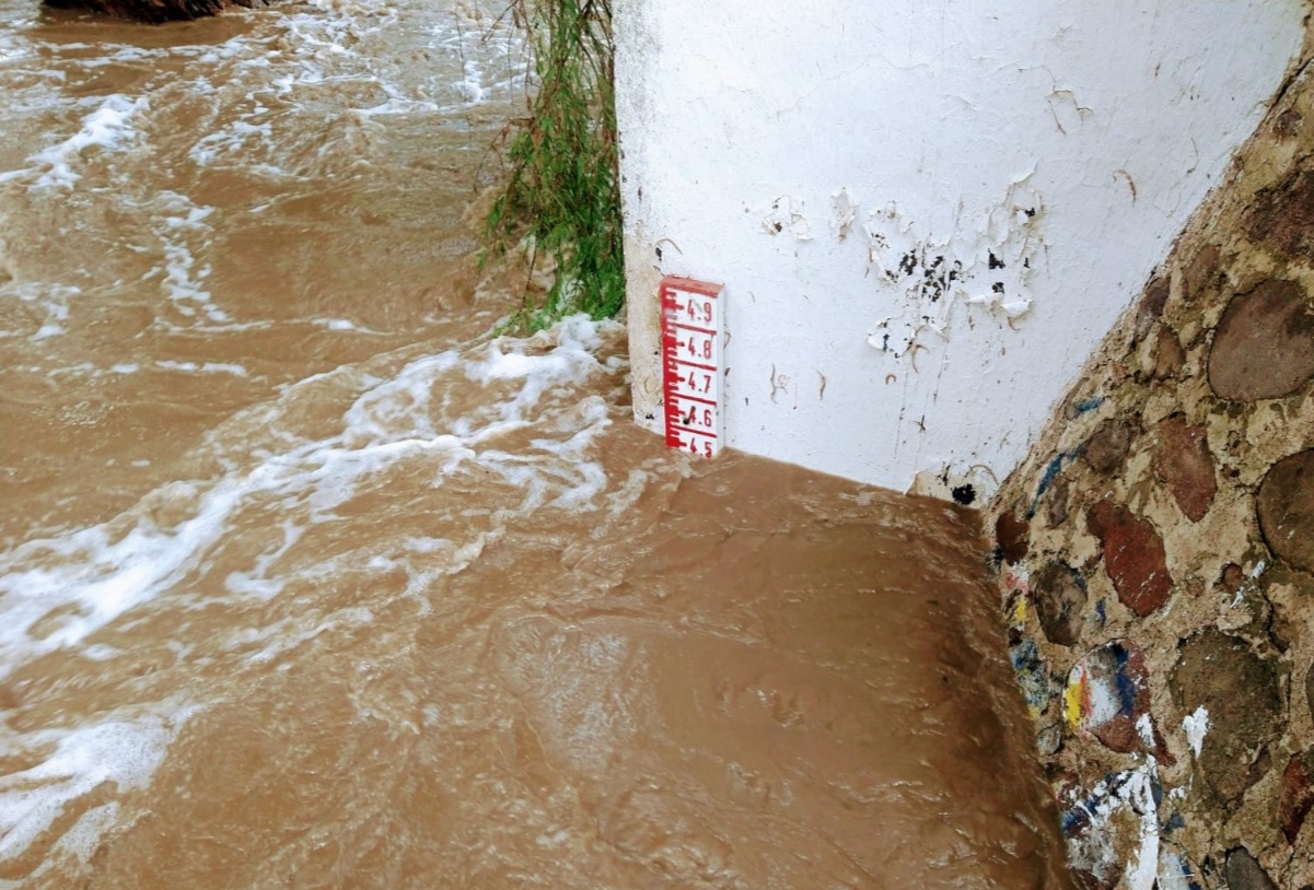 Aumenta nivel del río Tula tras intensas lluvias