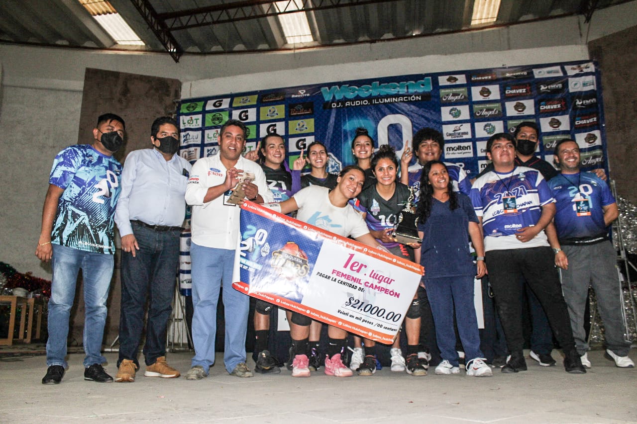 Lobos Huichapan Femenil, campeón del nacional de voleibol