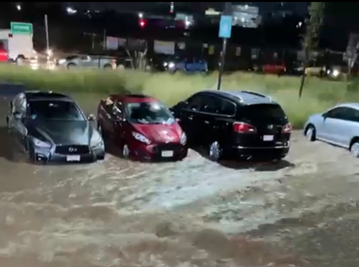 Tormenta eléctrica y granizo azotan Pachuca, alcalde pide paciencia