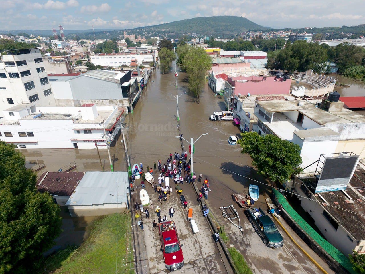 Bienestar Hidalgo conforma red de centros de acopio para ayudar a Tula