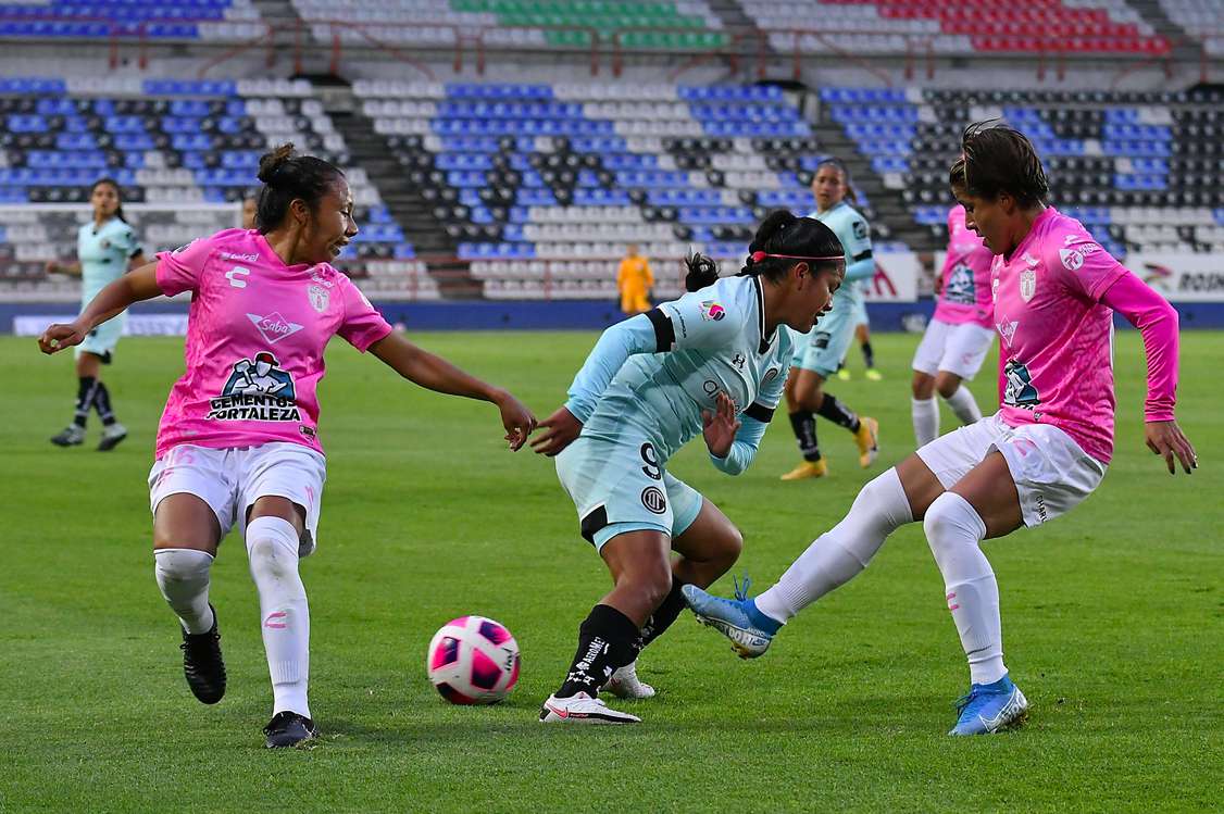 Pachuca vs Toluca femenil: empate a 1 en el estadio Hidalgo