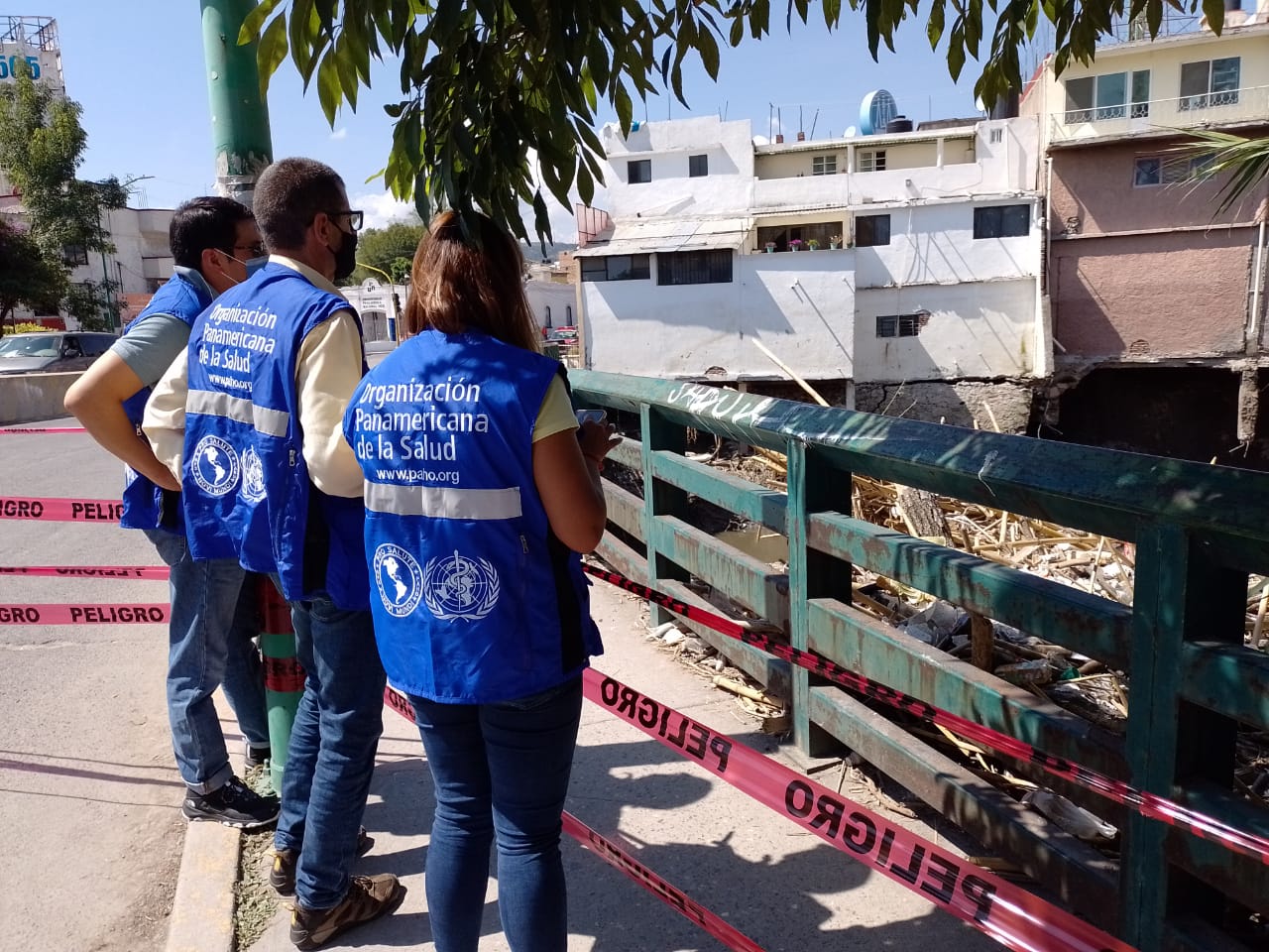 Personal de la OPS realiza evaluaciones en materia de salud tras inundación en Tula