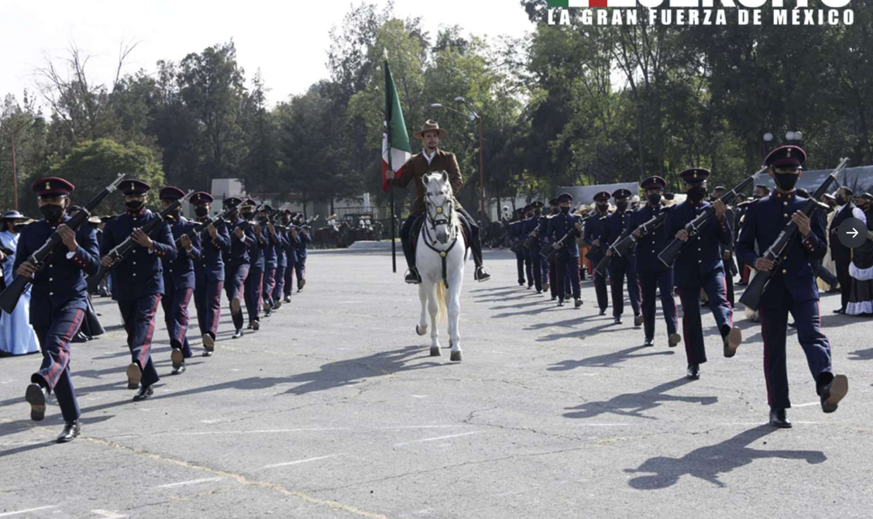 Ruta del desfile del 20 de noviembre 2021