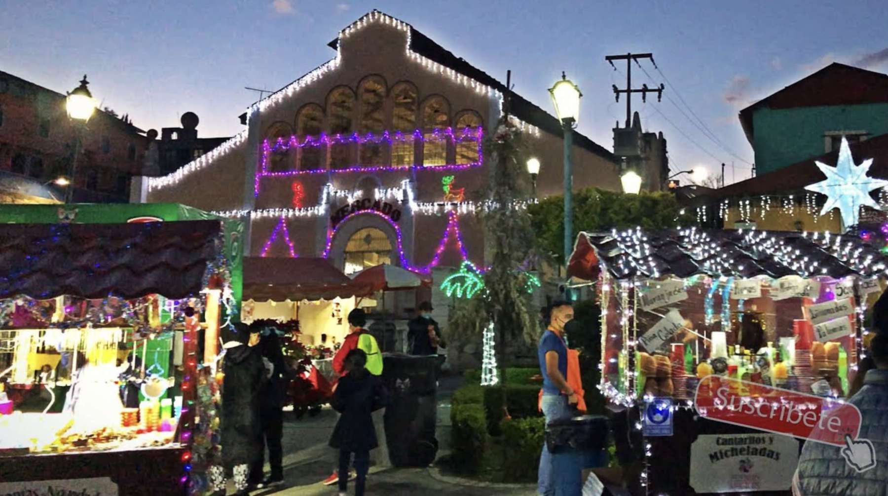 Encendidos de Arbolitos y luces de Navidad en Hidalgo