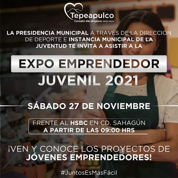 Invitan a Expo Emprendedor Juvenil en Ciudad Sahagún