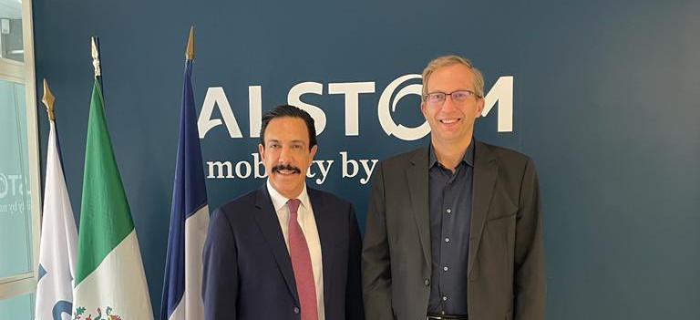 Fayad presenta a Alstom ventajas de Hidalgo para atraer inversiones