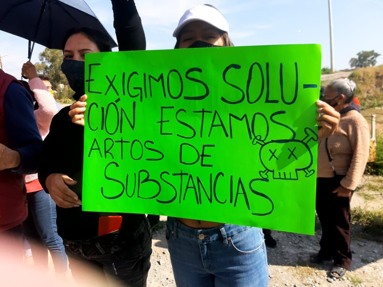 Exigen freno a contaminación en Tizayuca con manifestación