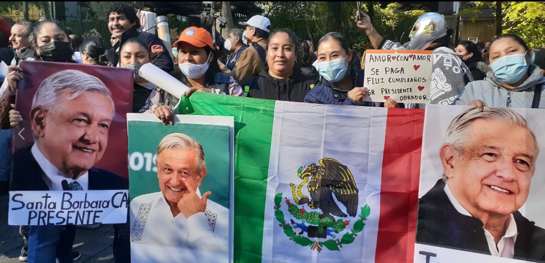 Visita de AMLO a Nueva York provocó fiesta popular