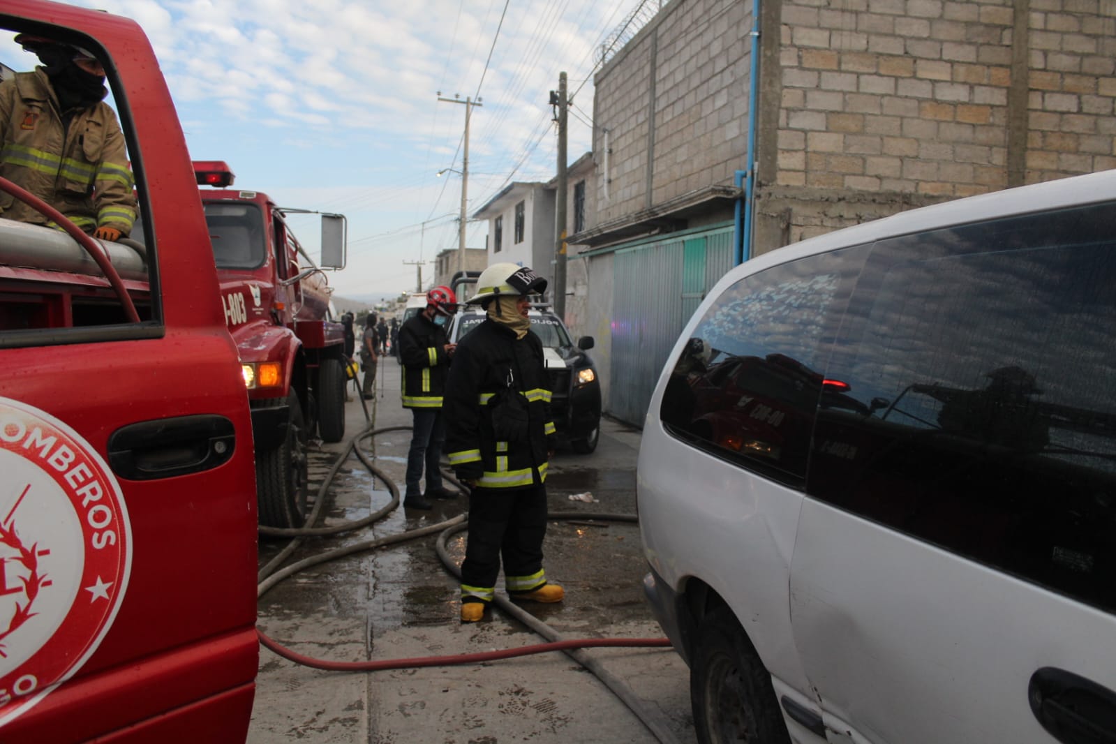 Se registra incendio en una vivienda de Pachuca