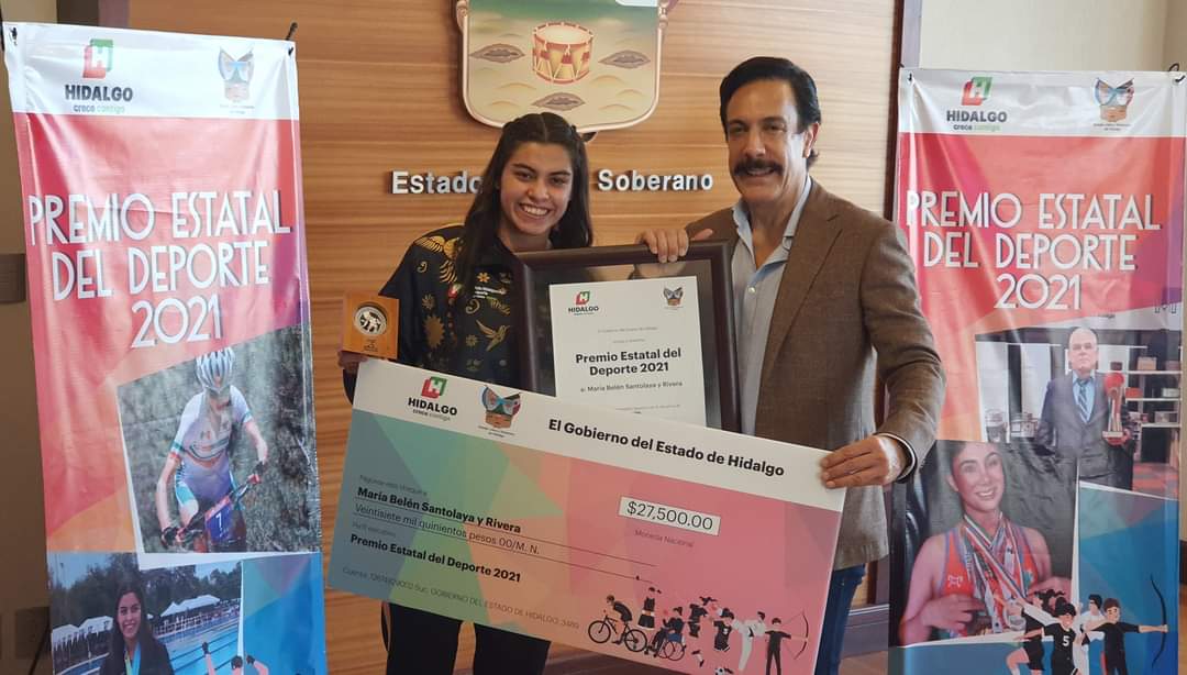 Nadadora María Belén Santolaya gana Premio Estatal del Deporte