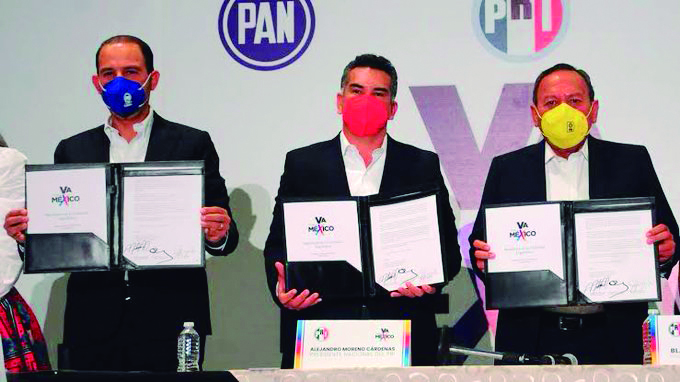 PRI y PRD ceden candidatura en Hidalgo al PAN