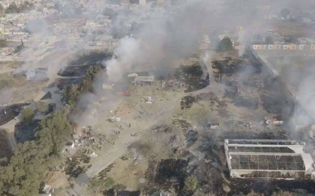 Explota polvorín en Tultepec; hay dos muertos