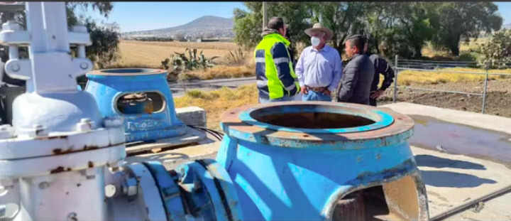 Sustituyen bomba de pozo 5 para reanudar servicio de agua en Tepeapulco