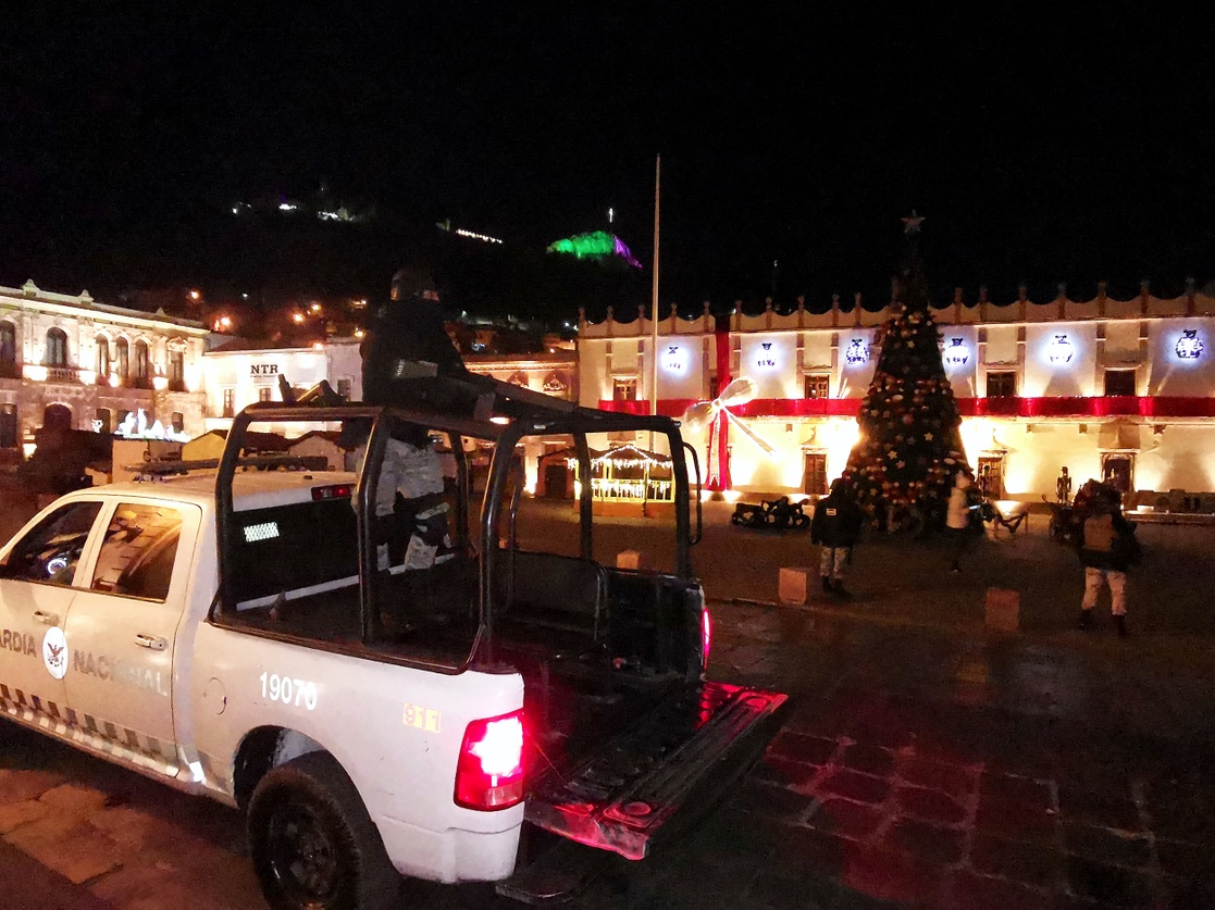 Dejan 6 cuerpos en Plaza de Armas de Zacatecas