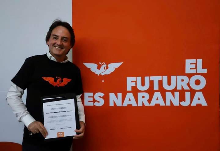 Francisco Xavier se registra como aspirante a la precandidatura de Movimiento Ciudadano