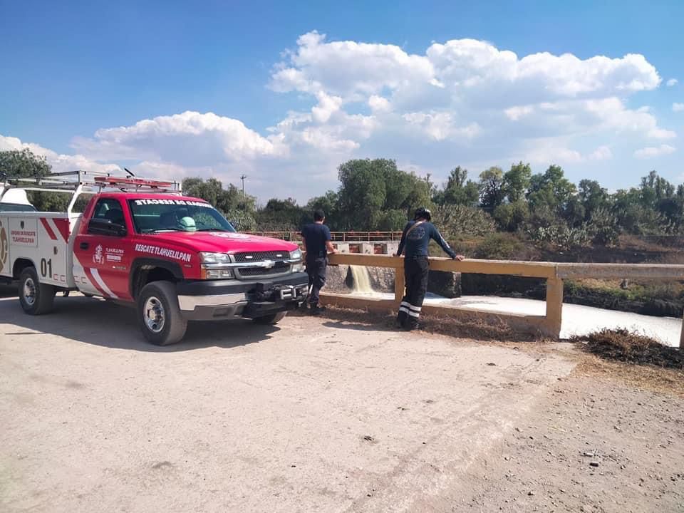 Hallan cuerpo de un menor en canal de Atitalaquia