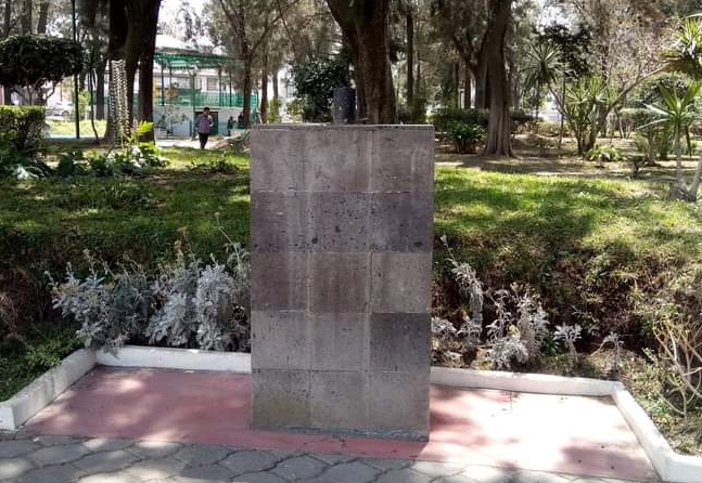 Robo de bustos colocados en parques de Pachuca ya es un hecho constante