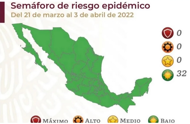 México pasa a semáforo verde, tras dos años de pandemia