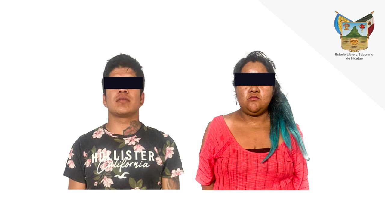 Detienen a pareja por presunto narcomenudeo en Ixmiquilpan