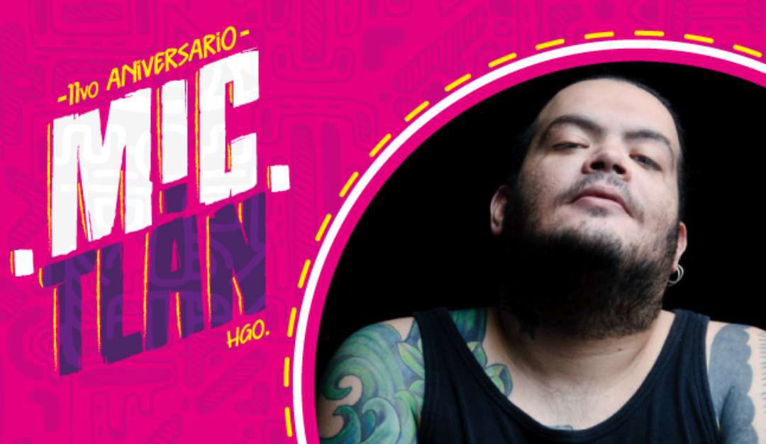 Pato Machete en la fiesta del 11 aniversario de Mictlán