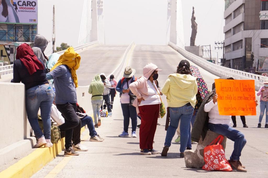 Liberan vialidades tras ocho horas de bloqueos hoy en Pachuca