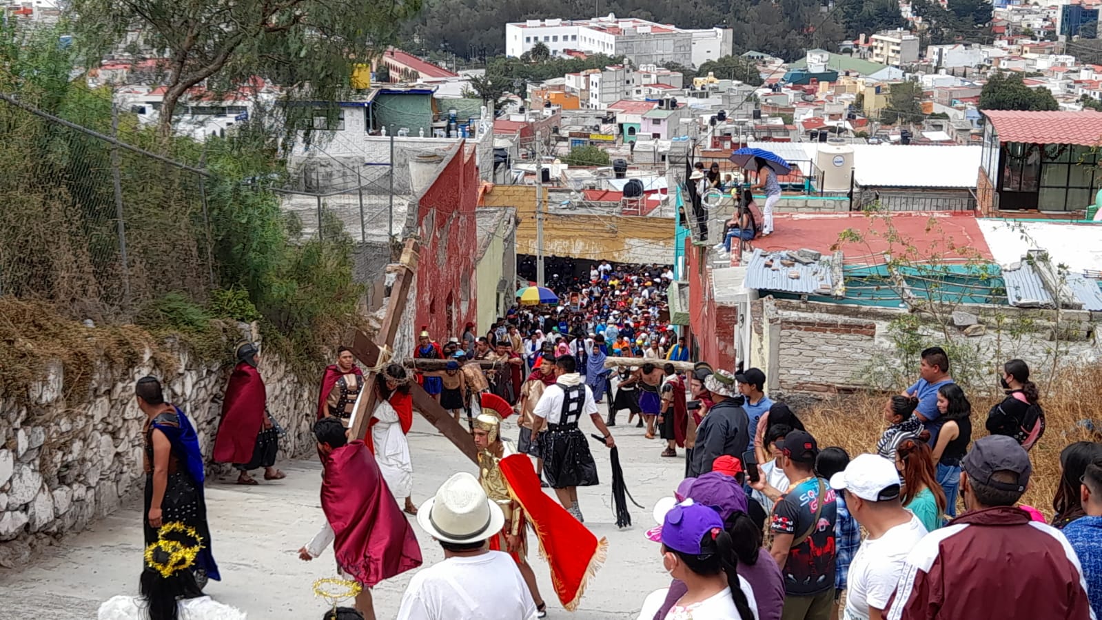 Viacrucis de Las Lajas, Pachuca, de los más demandantes