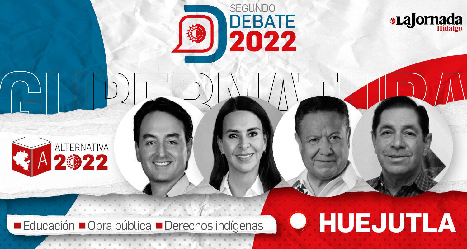 MINUTO A MINUTO| SEGUNDO DEBATE candidatos a gobernador de Hidalgo