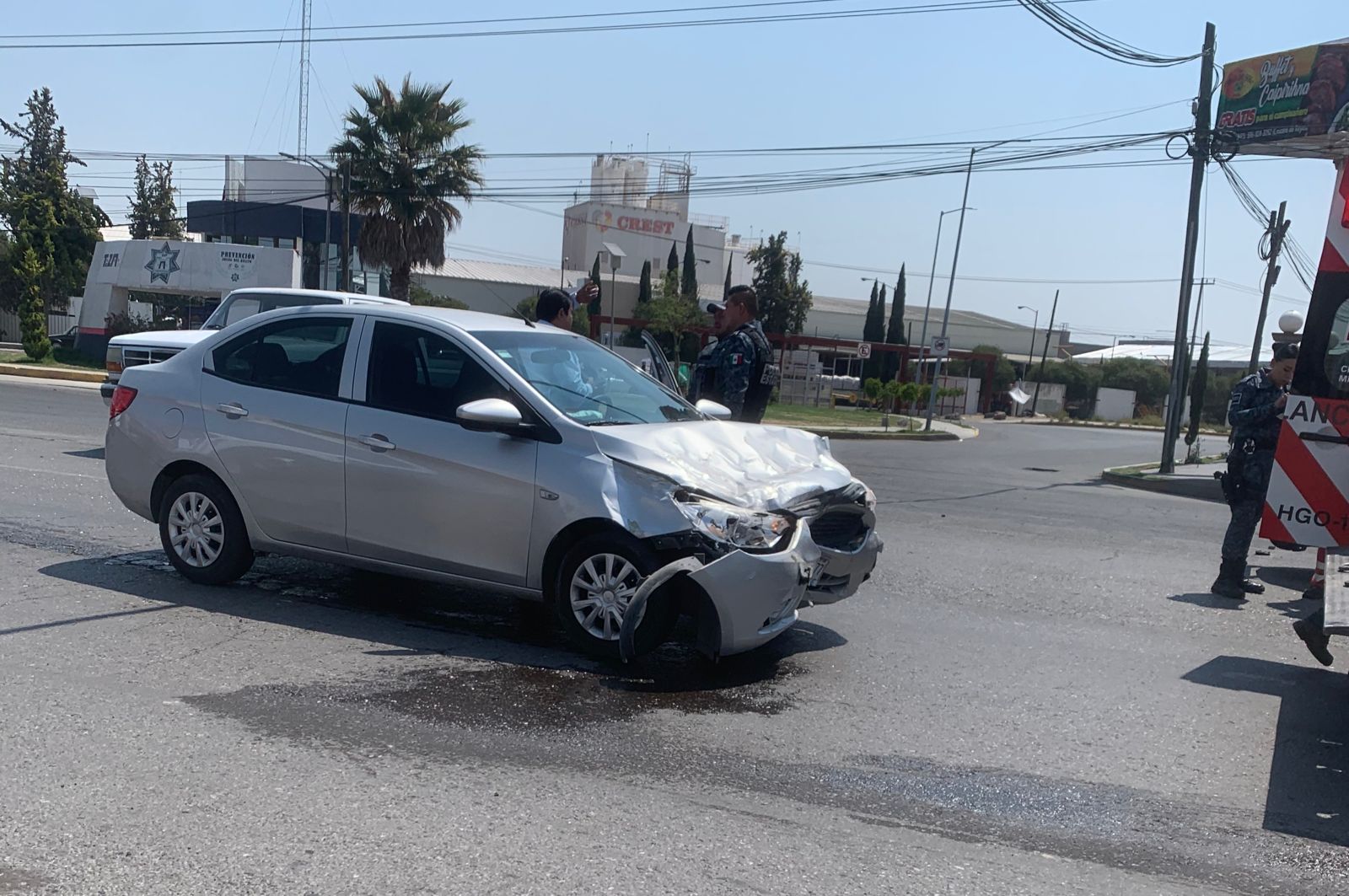 Choque en la carretera libre México-Pachuca deja 1 lesionado