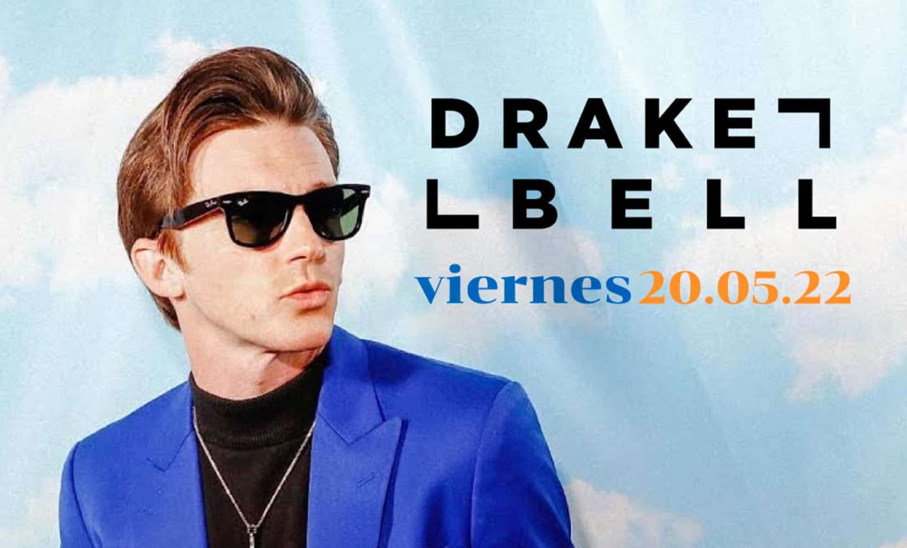 Drake Bell confirma presentación en antro de Pachuca