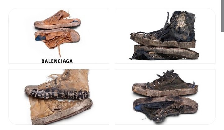 Balenciaga lanza tenis “rotos y sucios” por este precio