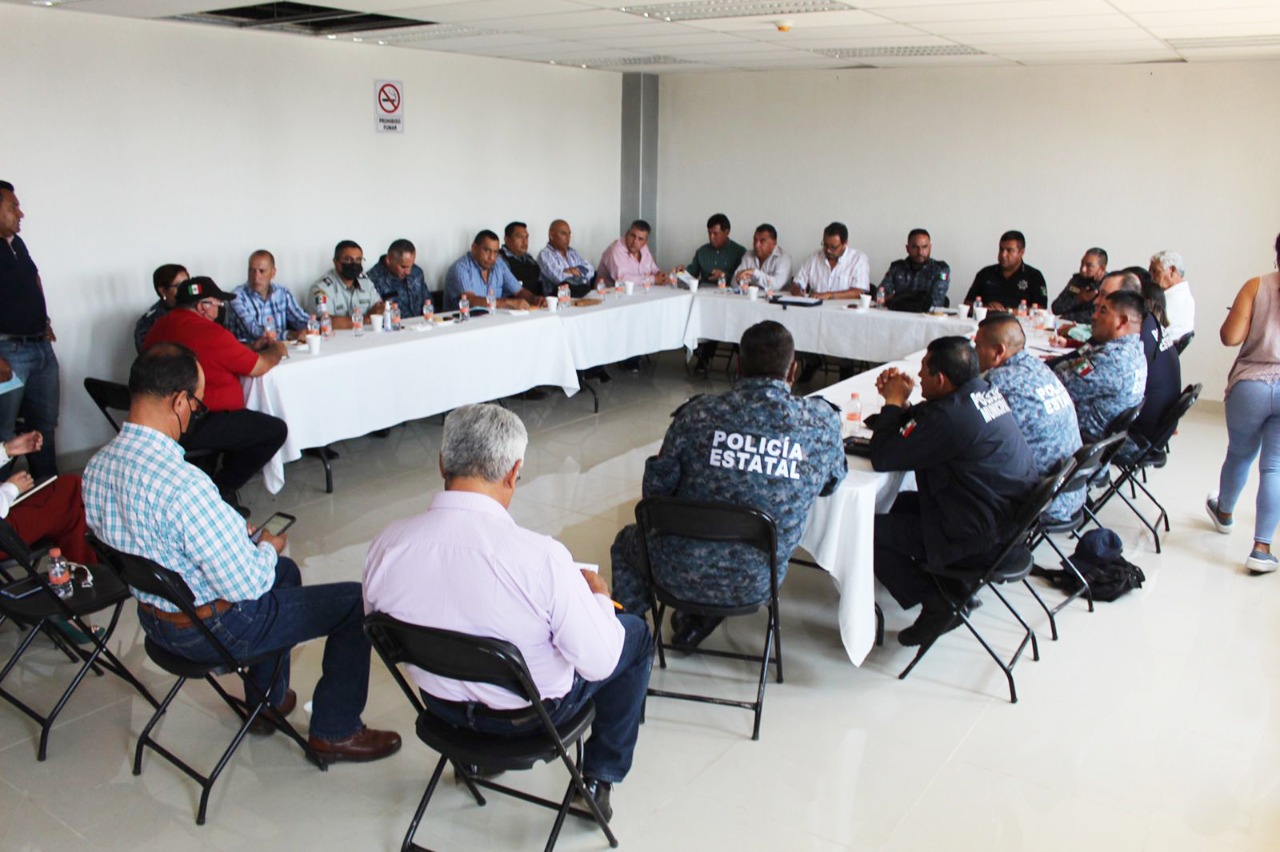 Realiza Policía Estatal reunión de seguridad con tres municipios