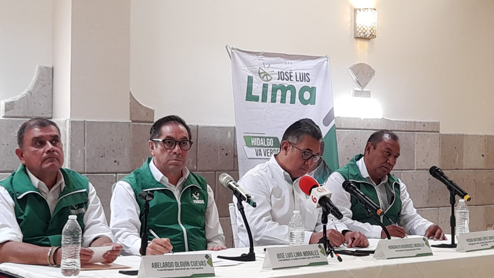 Candidato del Partido Verde, José Luis Lima asegura que no declinará por nadie