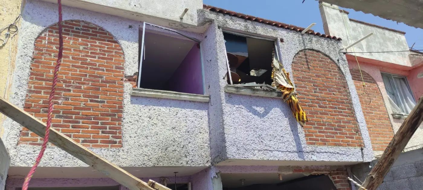 Explosión en vivienda de Apan deja tres heridos