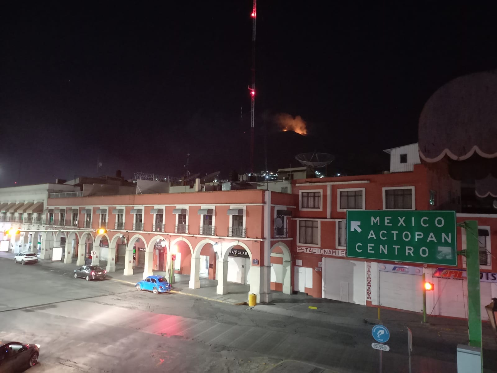 Controlado y en liquidación, incendio en cerro San Cristóbal de Pachuca