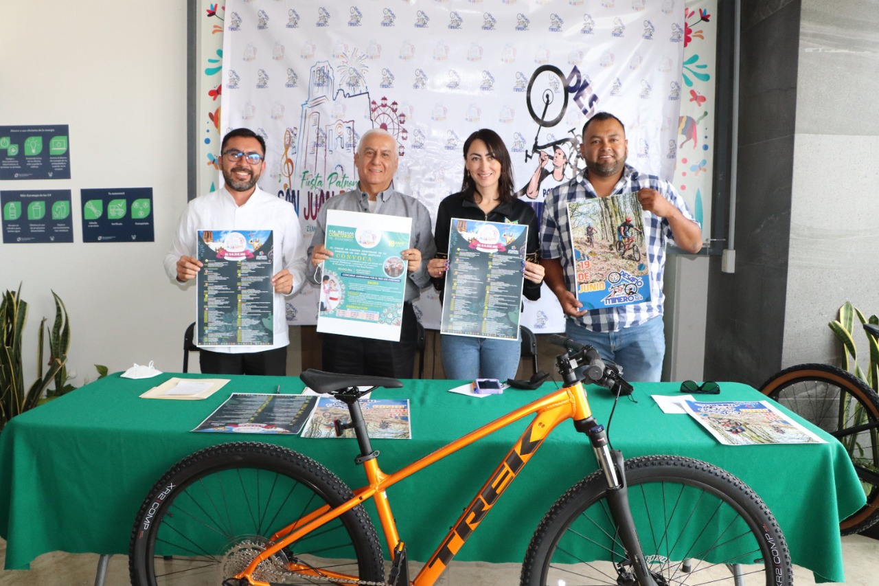 Lista fiesta patronal y desafío ciclista en Zimapán