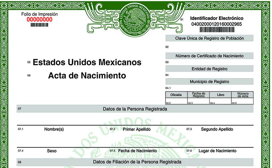 ¿Cómo sacar el acta de nacimiento en línea en Hidalgo?