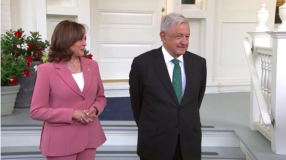 Hay una “relación especial” entre México y EU, dice Harris a AMLO