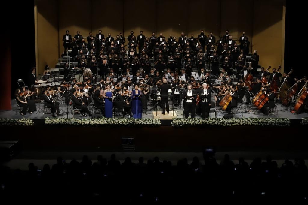 Más de 170 artistas participaron en concierto de la Orquesta Sinfónica del Estado de Hidalgo