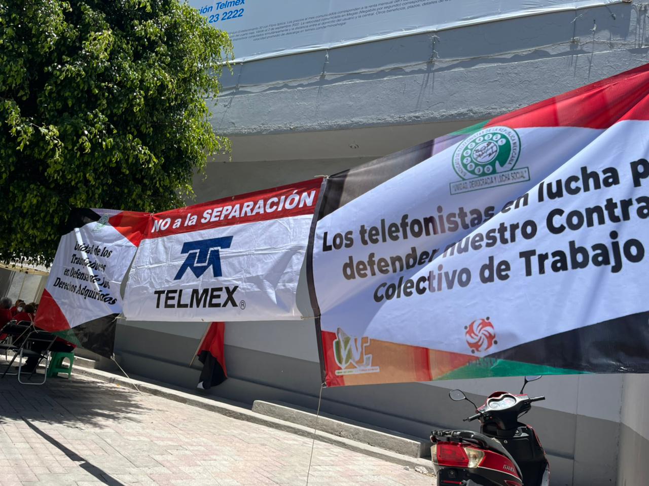 Huelga Telmex: se suman trabajadores de Tula al paro nacional