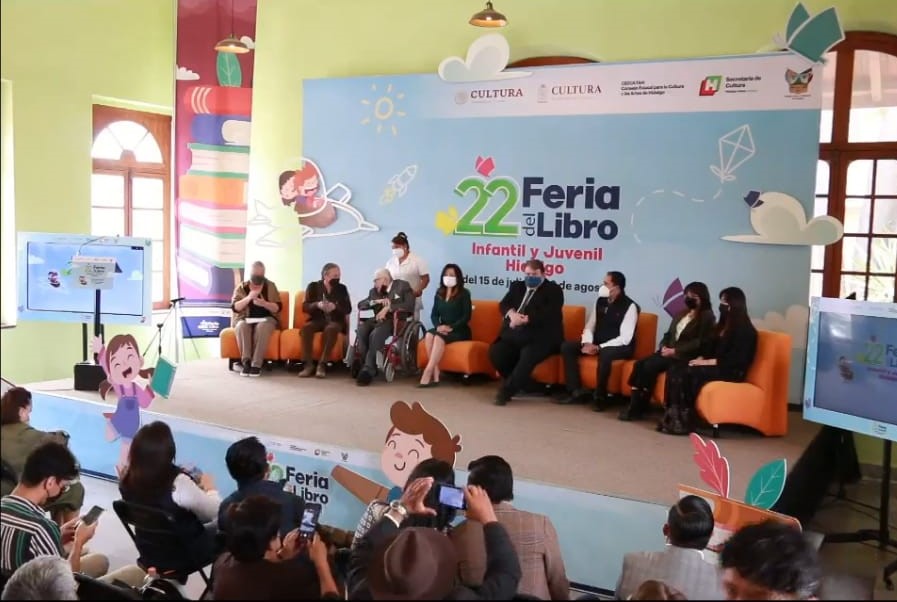 Homenaje a Luis Rublúo en la Feria del Libro Infantil y Juvenil Hidalgo 2022