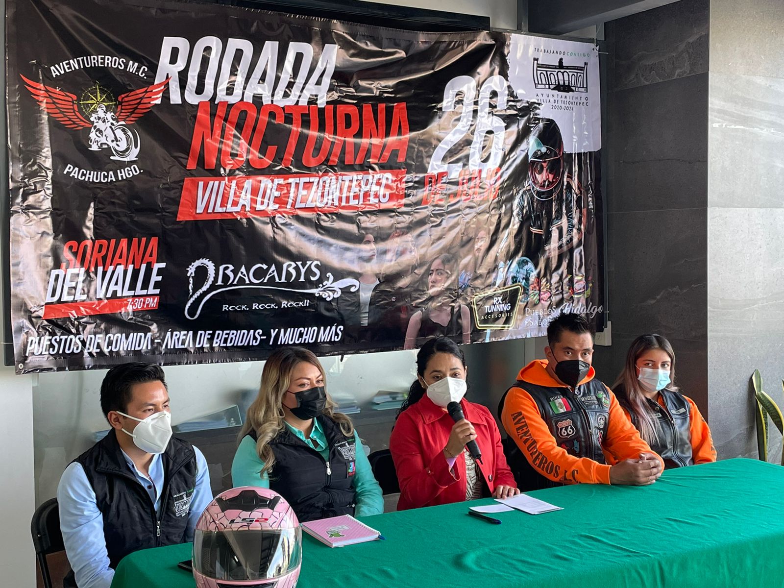 Invitan a rodada motociclista de Pachuca a Villa de Tezontepec