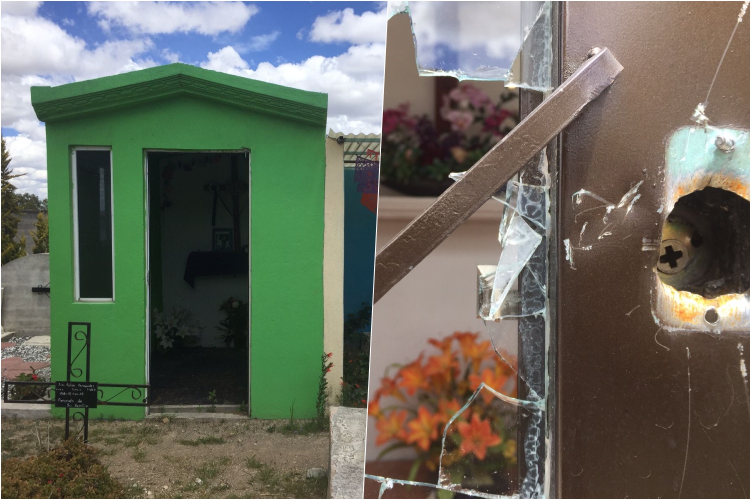 Denuncian robo de puertas y ventanas en panteón de Tepeapulco