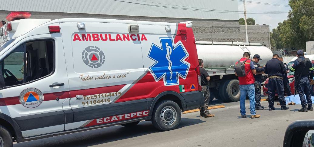 Muere mujer atropellada sobre la carretera México-Pachuca