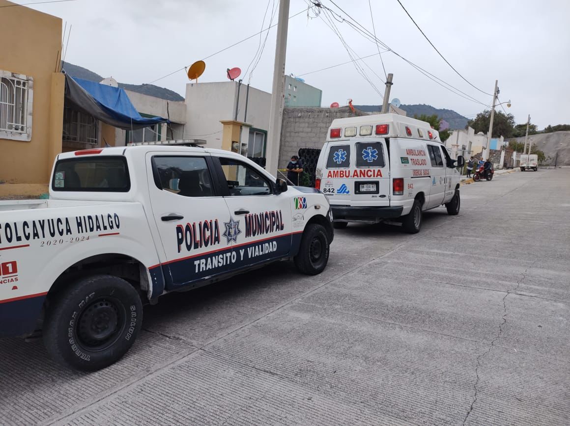 Fallece hombre al interior de vivienda en Tolcayuca