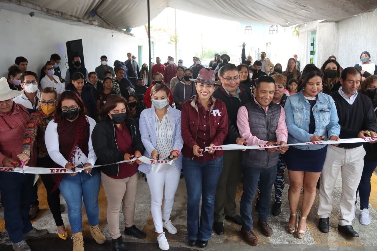 En Tizayuca inauguran obra de pavimentación por más de 1 mdp