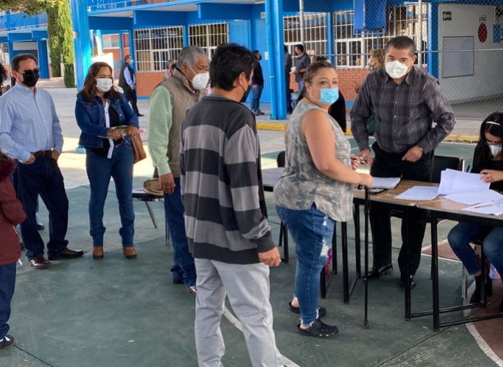 Votación del SNTE Hidalgo transcurre sin contratiempos