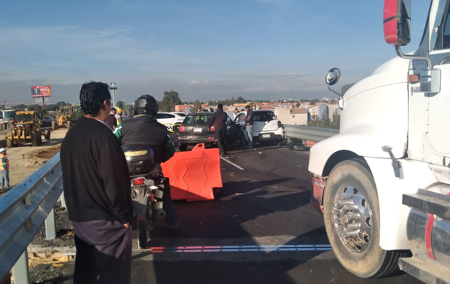 Accidente en la México-Pachuca provoca caos vial